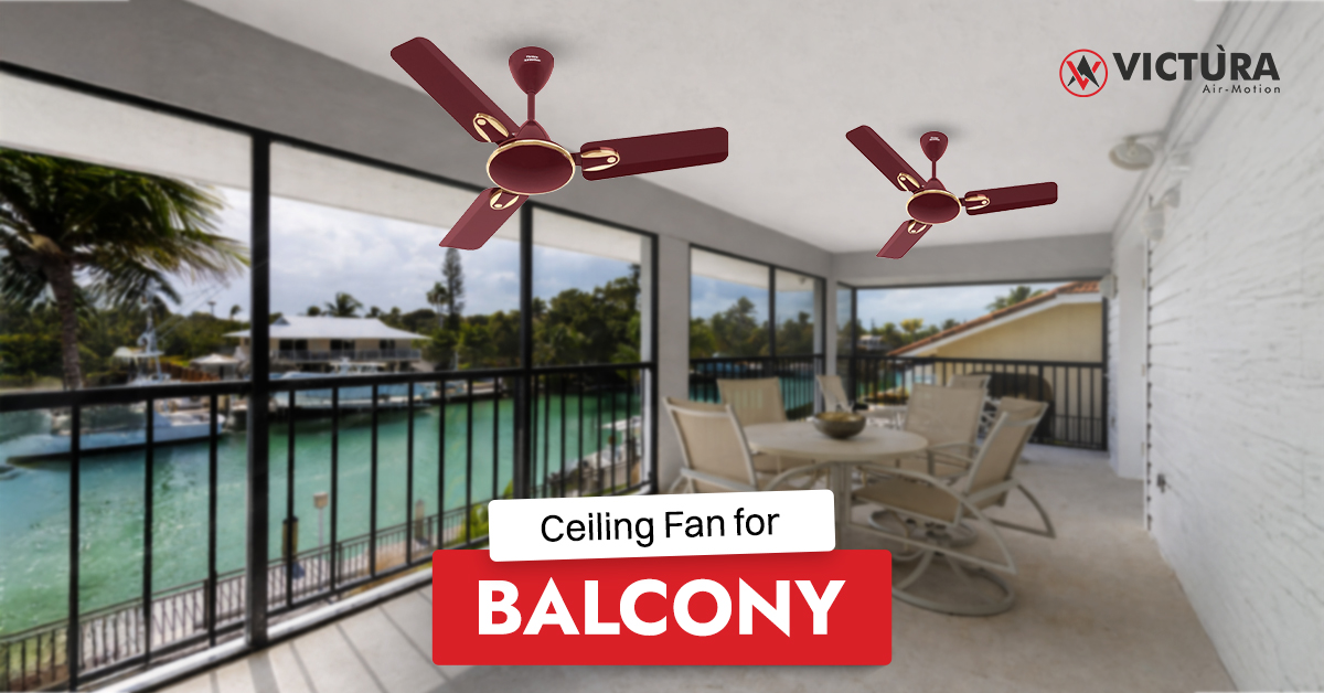ceiling fan for balcony
