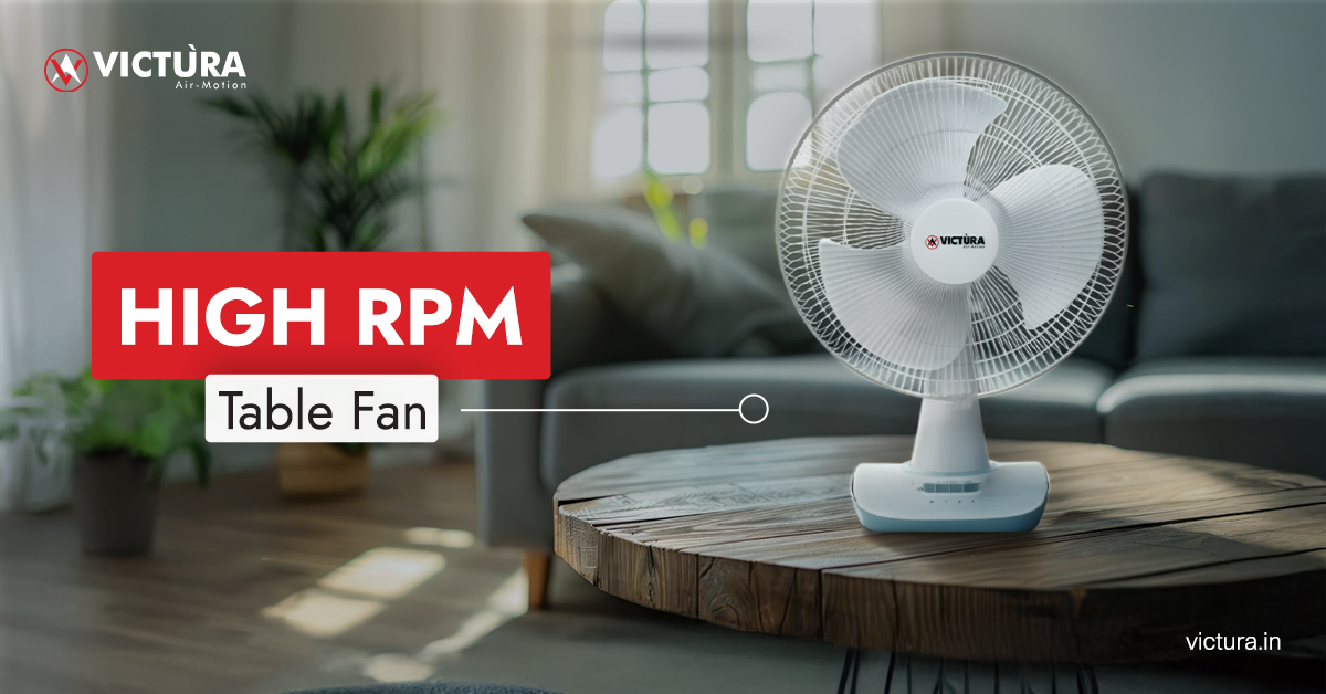 high rpm table fan