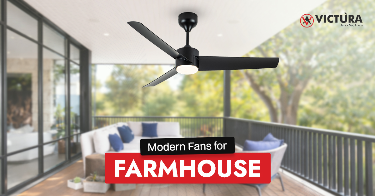 modern fans for farmhouse